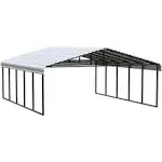 Arrow 20' x 24' x 9' Eggshell Carport