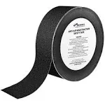 SlipDoctors 2&quot; x 60&#x27; Black 60 Grit Anti-Slip Adhesive Safety Tape S-AD-STR2BL