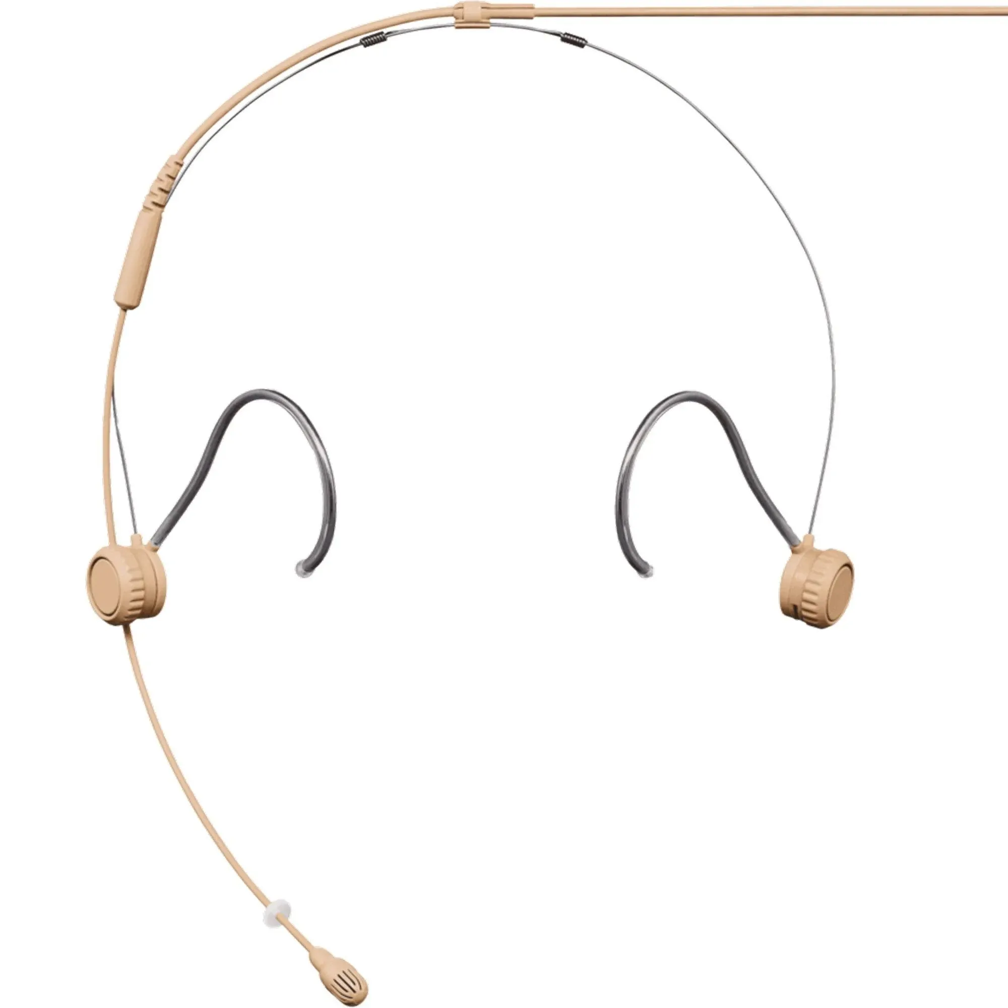 Shure TwinPlex TH53T/O-MTQG Omnidirectional Headset Microphone with TA4F Connector - Tan