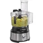 Hamilton Beach 70730 Bowl Scraper 10 Cup Food Processor - Black/Silver