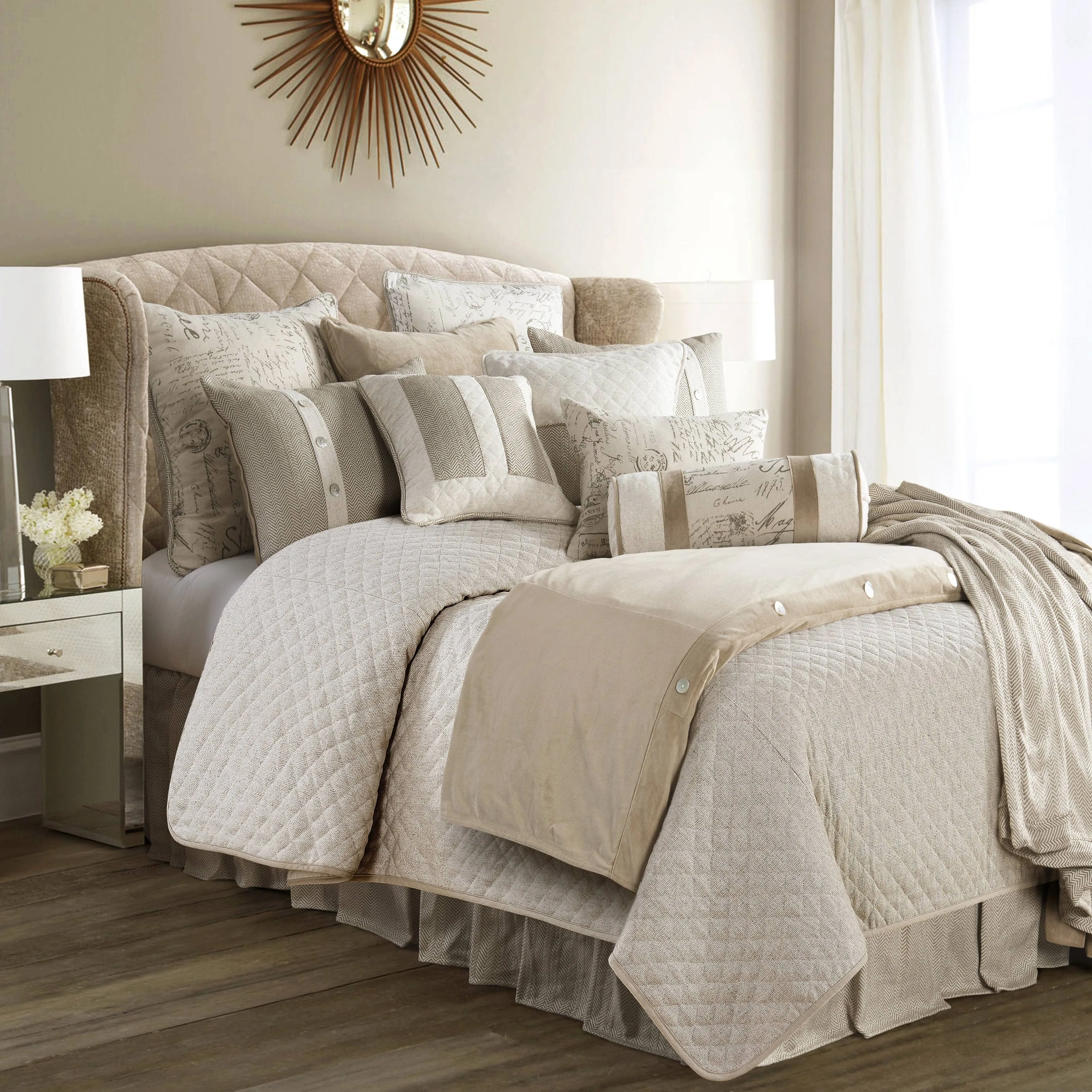 HiEnd Accents Fairfield Coverlet Set - King