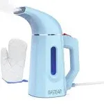 Steamer for Clothes Steamer,Handheld Shirt Steamer Hat Steamer for Home and Travel with Automatic Shut-Off Safety Protection, 180ML (Blue), H009, 8.28x3.54