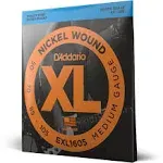 D'Addario EXL160S 50-105 Medium Short Scale Bass String Set