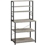 VASAGLE Coffee Bar with 6-Tier Shelves 15.7 x 31.5 x 65.7 Inches