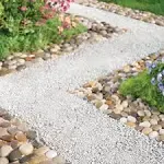 Collections Etc Outdoor Stone Landscape, Garden Border Path Mats, 12" L x 4" W - Set of 4