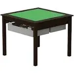 Utex 2 in 1 Kids Construction Play Table with Storage Drawers and Buil