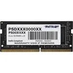 Patriot Signature Series 16GB DDR4-3200 PC4-25600 CL-22 SO-DIMM Memory PSD416G320081S