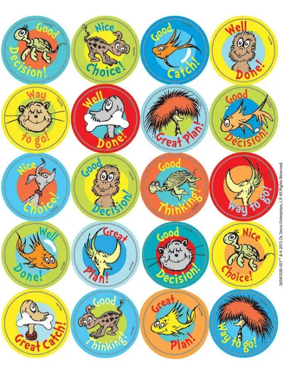 Dr. Seuss Floor Puzzle for Toddlers - Dr. Seuss 24 Piece Puzzle Bundle with Dr. Seuss Stickers and More for Boys and Girls (Dr. Seuss Puzzles for Kids)