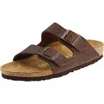 Birkenstock
Men's Arizona Essentials Oiled Leather Two-Strap Sandals from Finish Line