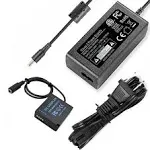 F1TP Dmw-dcc11 AC Power Supply Adapter Ble9 BLG10 Dummy Battery DC Coupler Kit for Panasonic Lumix DMC-GX80 GX85 GF6 GX7 DC-G100 GX9 LX100K ZS70 Zs80