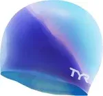 TYR Multi Color Silicone Adult Swim Cap