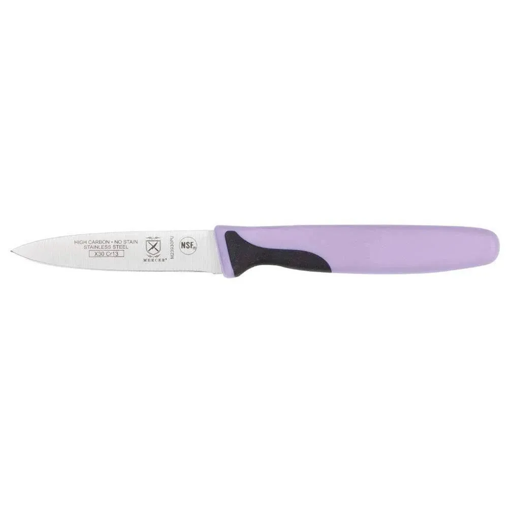 Mercer Culinary M23930PU Millennia 3" Purple Paring Knife