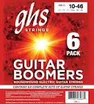 GHS GBL-6 Guitar Boomers Electric Guitar Strings -.010-.046 Light 6-pack