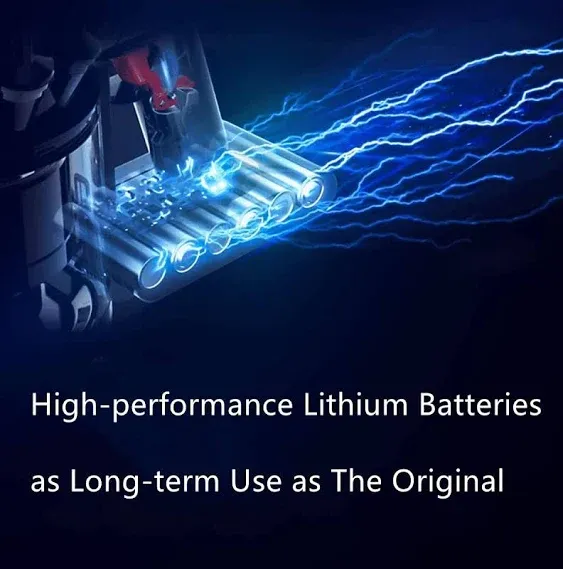 Passnag Replacement for Dyson V6 Battery 5000mAh 21.6V DC58 DC59 DC61 DC62 DC72 DC74 Absolute Animal Motorhead Slim SV03 SV04 SV05 SV06 SV07 SV09