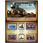 American Coin Treasures Railroad Commemorative Stamp Collection