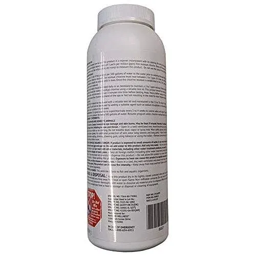 Hot Spring Concentrated Chlorinating Granules 2lbs 80021, white