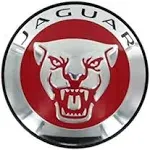 JAGUAR RED GROWLER CENTER WHEEL CAP - C2D47107