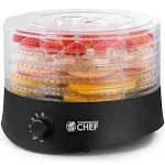 Commercial Chef Food Dehydrator, Dehydrator with 5 Drying Racks, Black