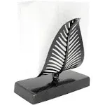 Freestanding Modern Napkin Holder with Leaf Design Tabletop Tissue Dispenser ...