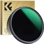 K&amp;F Concept 77mm Lens Filter ND Fader HD Neutral Density ND8 to ND2000 NO X Spot