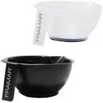 Framar Color Bowl with Cleaner Set – Mixing Bowls – for Hair Color, Hair Bleach, Hair Dye, Coloring – Coloring Set – 2 Pack Bowls