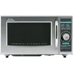 Sharp R-21LCFS Medium Duty Commercial Microwave (Dial Timer, 1000-Watts, 120-Volts) (Update of R-21LCF),Silver