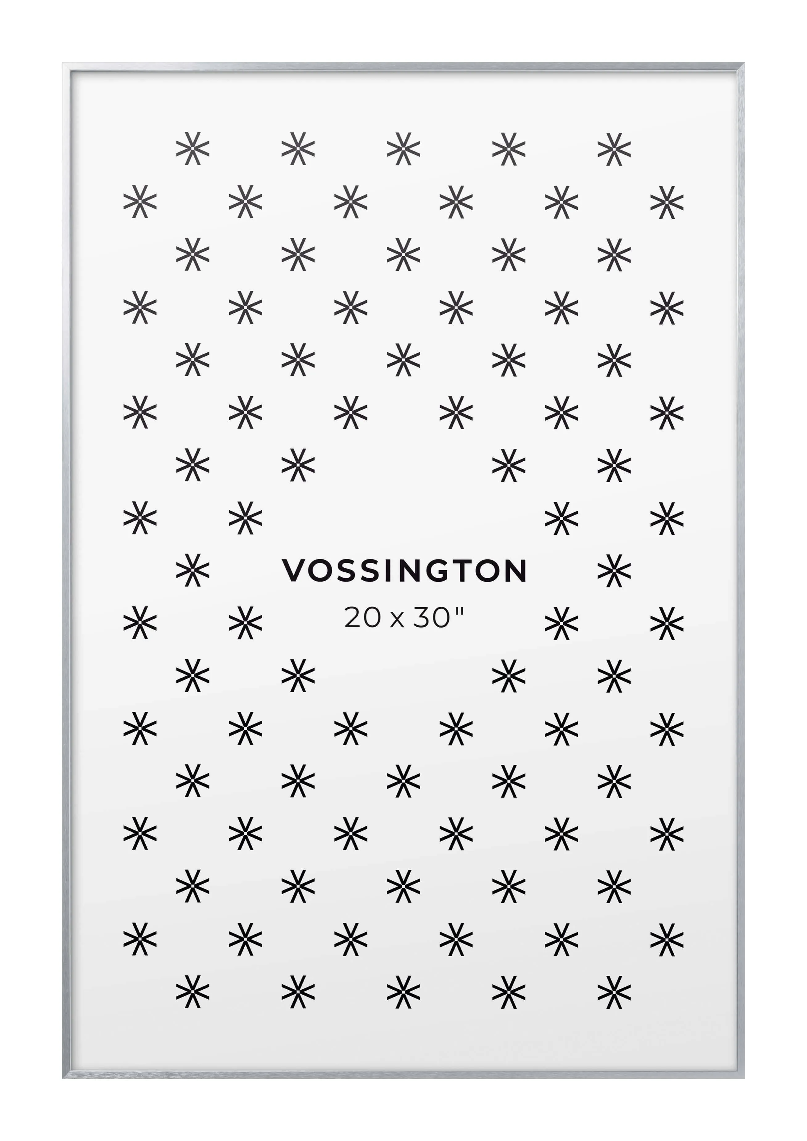 Vossington Thin 20x30 Poster Frame - Silver Frame Color - Slim & Modern Frame Design - Fits 1 Picture, Art Print, or Poster (20 x 30 inches)