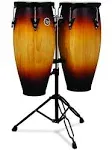 Latin Percussion LP City Wood Congas 10" & 11" Set - Vintage Sunburst