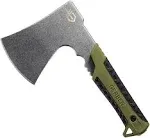 Gerber Gear Camping and Survival Hatchet - 2.5" Steel Blade with Full Tang - Camping Hatchet with Included Mountable Nylon Sheath - Sage Green