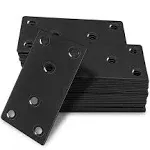 35-Pack Black Mending Platesfor Wood Stainless Steel Straight Mending Joining...