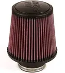 K&N Universal Clamp-On Air Intake Filter: High Performance, Premium, Washable, Replacement Filter: Flange Diameter: 3 In, Filter Height: 6 In, Flange Length: 1.75 In, Shape: Round Tapered, RE-0930