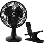 6-Inch Clip Convertible Table-Top &amp; Clip Fan Two Quiet Speeds - Ideal For The...