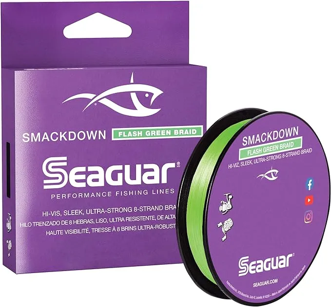 Smackdown Braid Flash Green 300yd Line