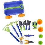 Garden Wagon &amp; Tools Toy Set Premium 15Piece Gardening Tools &amp; Wagon Toy Set – S