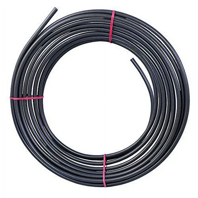 4LIFETIMELINES- 3/8" x 25' PVF-Coated Steel Brake, Fuel, Transmission Line Tubing Coil, Durable and Flexible Fluid Line Solution, Corrosion Resistance, Ideal for Harsh Conditions