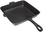 Pre Seasoned Square Skillet with Assist Handle 10.5-inch Length