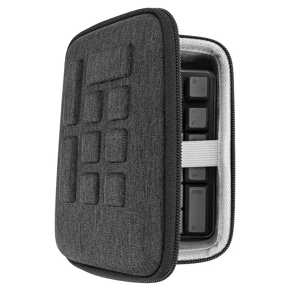 Geekria Numeric Keypad Case, Portable Number Pad Travel Case for 18-23 Keys Mechanical Numpad, Compatible with Motospeed Macro Mechanical Numeric Keypad, Qisan Mechanical Numeric Keypad