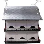 Royal Wing Purple Martin Barn Bird House for 16 Families