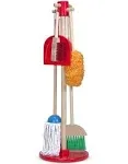 Melissa & Doug Let's Play House! Dust, Sweep & Mop 6pc Set