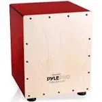 Pyle PCJD15 - Stringed Jam Cajon - Wooden Cajon Percussion Box