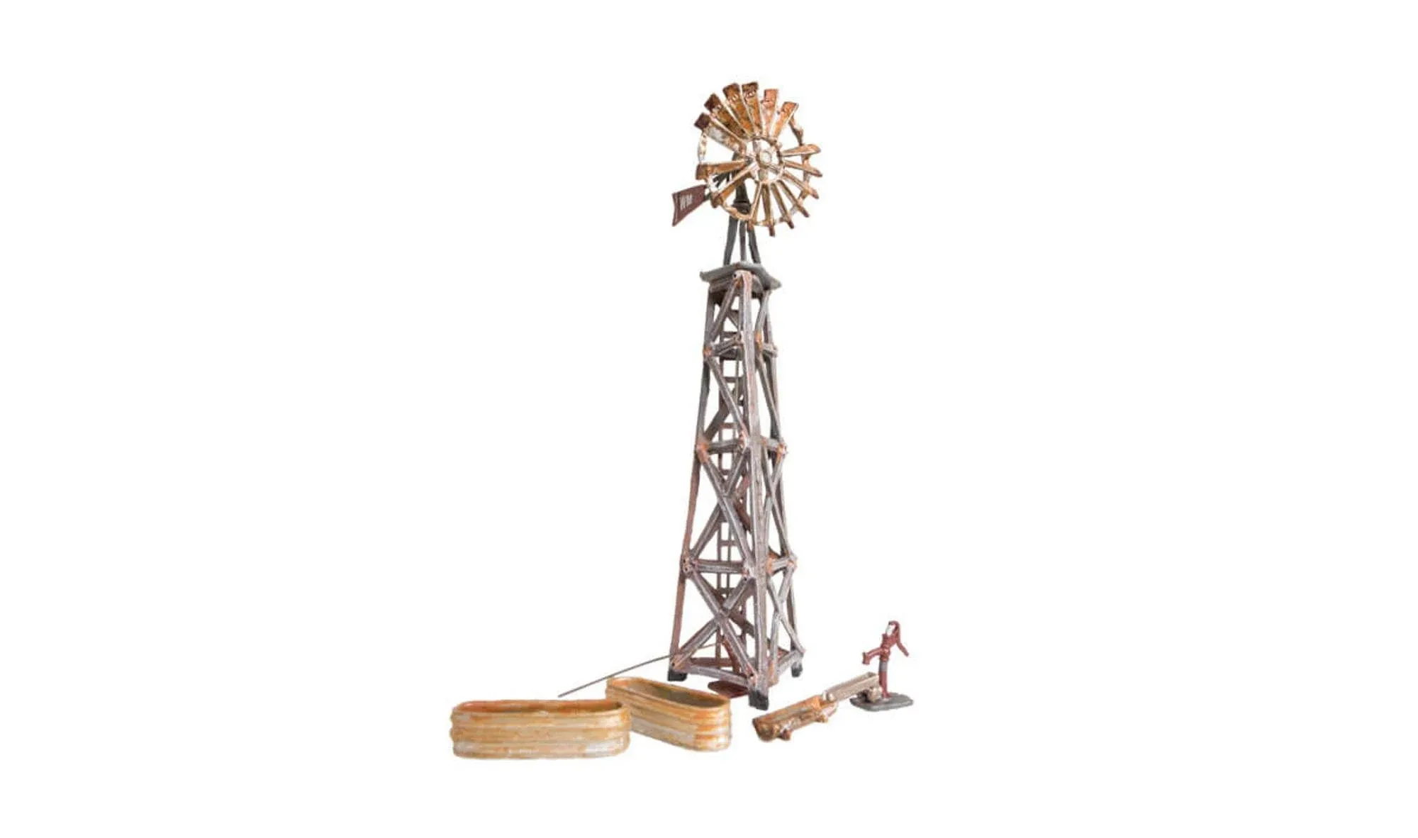 HO Built-N-Ready Old Windmill (Weathered) Woodland Scenics