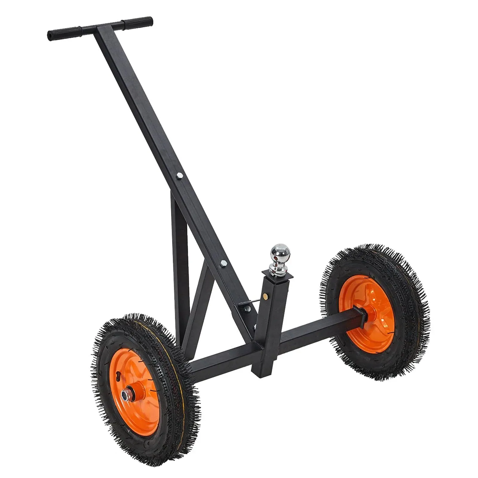 Adjustable Trailer Dolly with 600lbs Load Capacity, Durable Carbon Steel Trailer ...