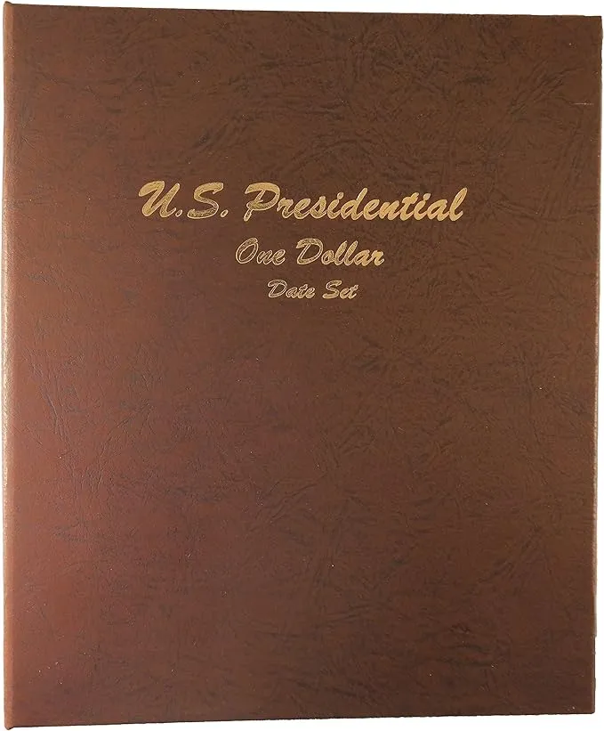 Dansco US Presidential Dollar Date Set 2007 - 2016 Coin Album #7186