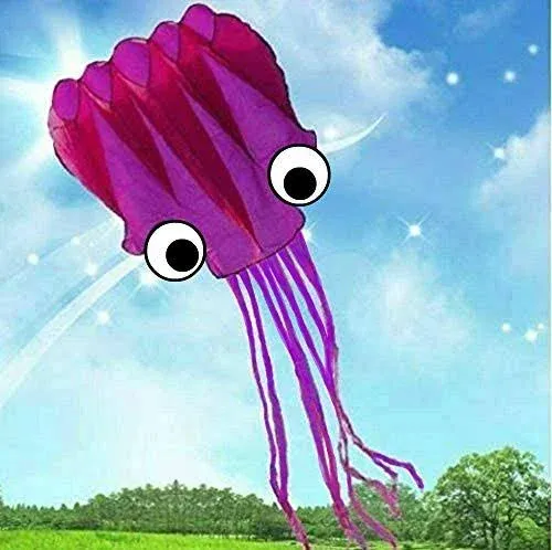 5M Large Octopus Parafoil Kite with Handle & String by Amazona's Presentz