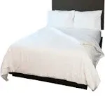 Waterproof/Breathable Cotton Duvet/Comforter Cover (Waterproof Both Sides) King Size, 109” x 90” White