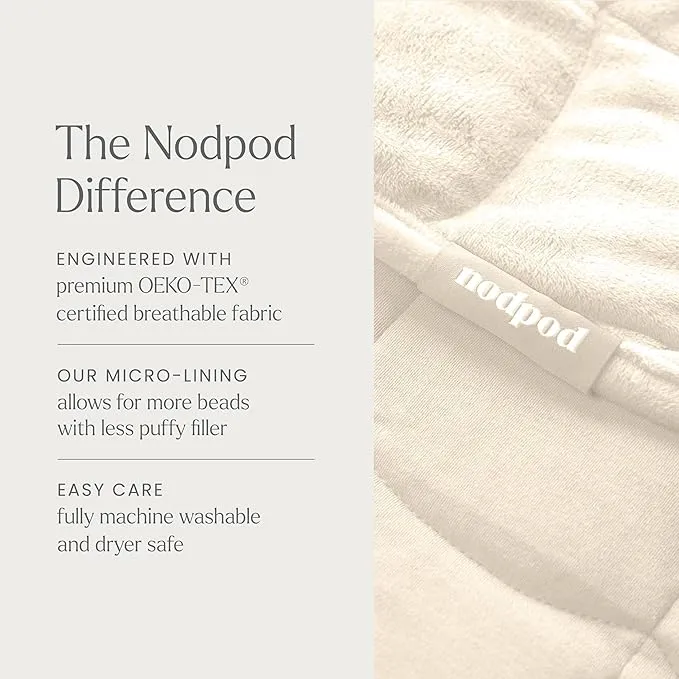 Nodpod Body Weighted Blanket Elephant Gray