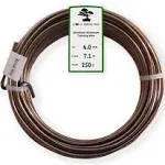 Anodized Aluminum 4.0mm Bonsai Training Wire 250g Large Roll (23 feet) - Choose Your Size and Color (4.0mm, Brown)