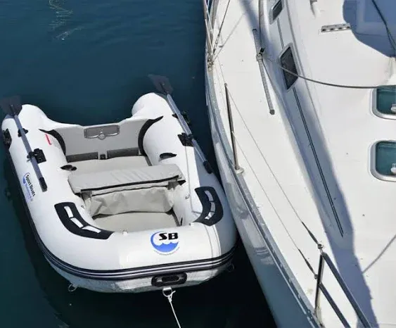 Inflatable Sport Boats Dolphin 8.8' Air Floor with EVA Foam Teak decking - Premium Heat Welded Dinghy