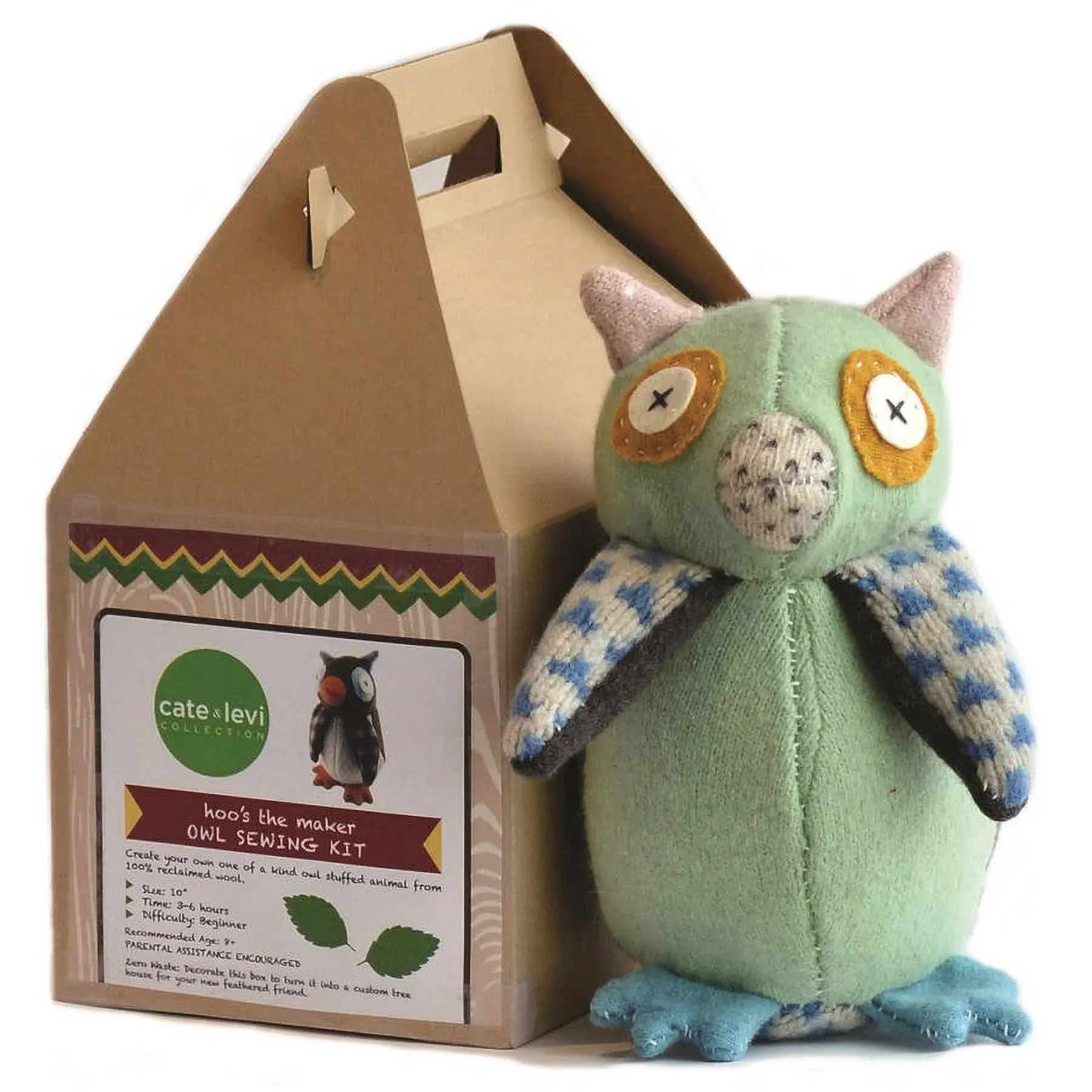 Hoo's The Maker Owl Stuffed Animal Kit