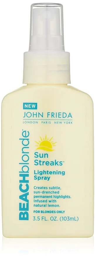 NO CAP John Frieda Beach Blonde Sun Streaks Lightening Spray, 3.5 Oz U26